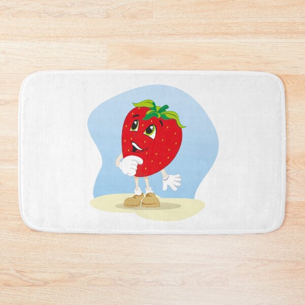 Item preview, Illustration mascot fruit strawberry. Ideal for children's stories and information designed and sold by LucianoCosmo.