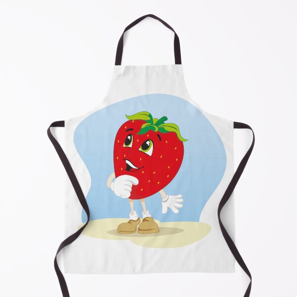 Item preview, Illustration mascot fruit strawberry. Ideal for children's stories and information designed and sold by LucianoCosmo.