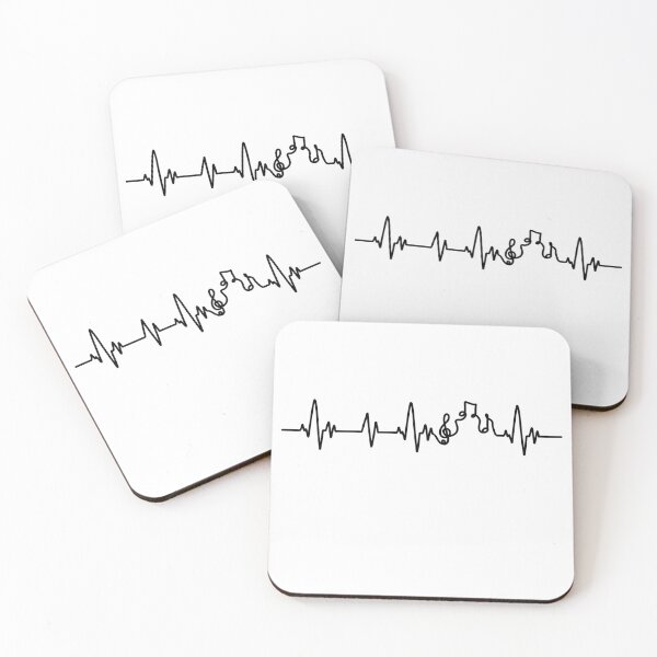 Item preview, Music is life heartbeat designed and sold by Soyscrafts.