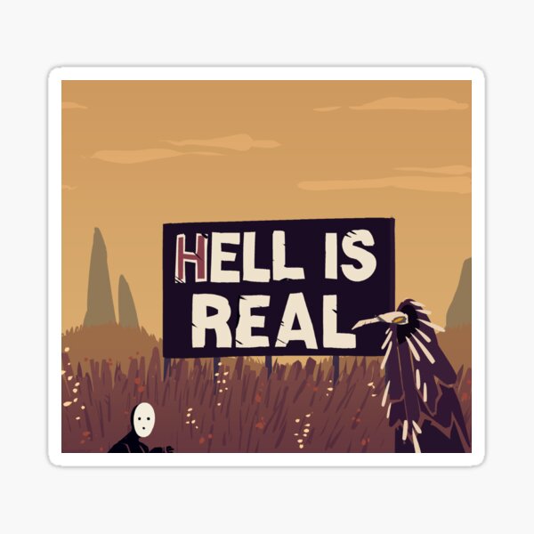 Item preview, hell is real designed and sold by dinoserious.