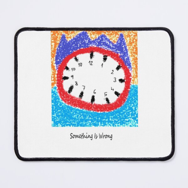 Item preview, Something Is Wrong clock designed and sold by miaterinka.