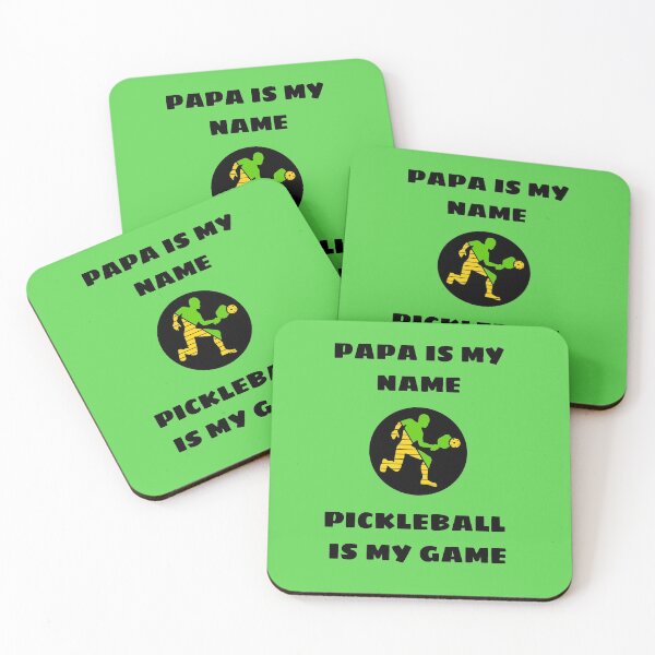 Item preview, Papa is my name pickleball is my game saying designed and sold by Einsteincreates.