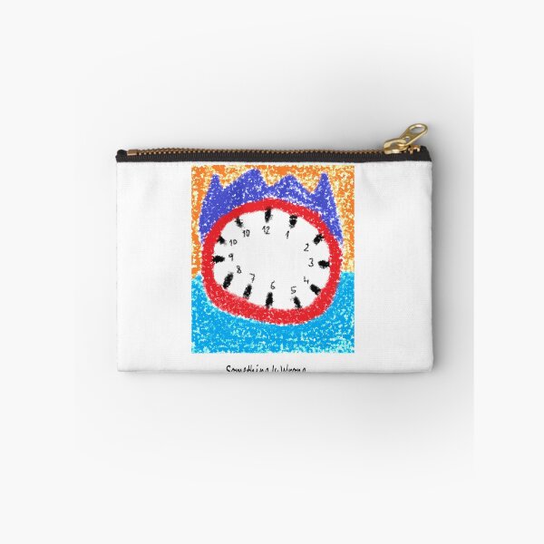 Item preview, Something Is Wrong clock designed and sold by miaterinka.
