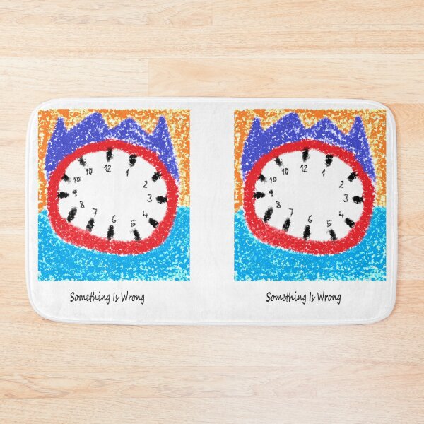 Item preview, Something Is Wrong clock designed and sold by miaterinka.