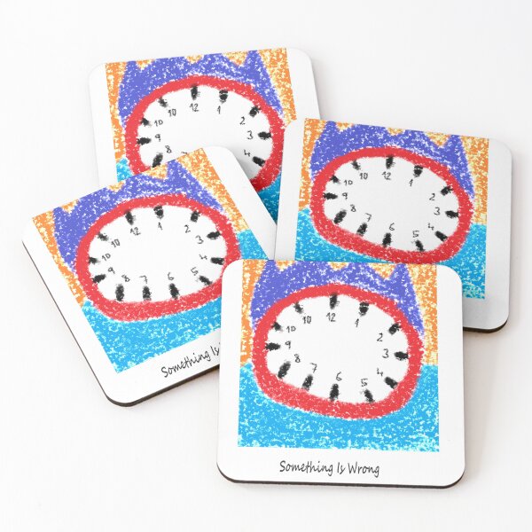 Item preview, Something Is Wrong clock designed and sold by miaterinka.