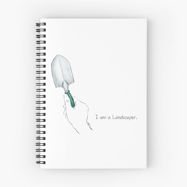 Item preview, I Am A Landscaper Illustration designed and sold by MeiC-Artsy.
