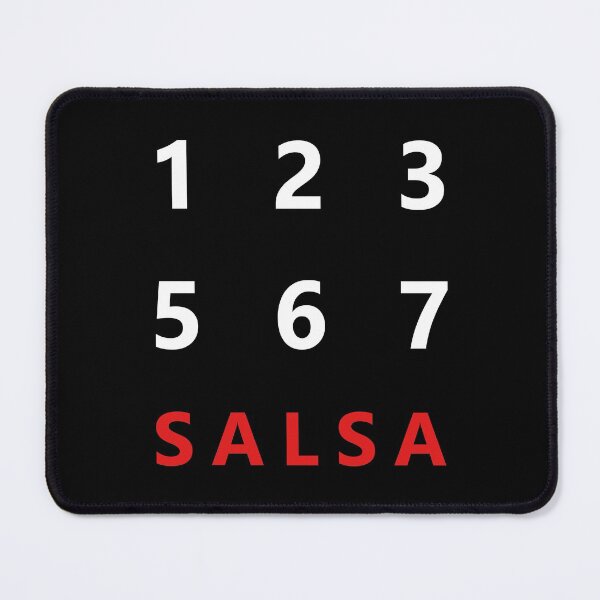 Item preview, "123...567... SALSA" dance count themed graphic designed and sold by LindaCooke.