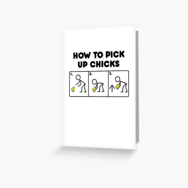 Pick Chick Greeting Card