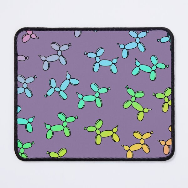 Item preview, Rainbow Balloon Dogs Print! (Purple Background) designed and sold by KelseyLovelle.
