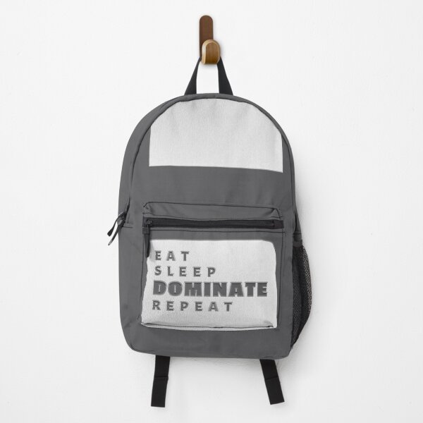 Item preview, Eat Sleep Dominate Repeat Distressed Gray - Typography designed and sold by ViewerEqualsPhoton.