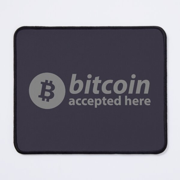 Item preview, Bitcoin Accepted Here Logo designed and sold by RubenCRM.