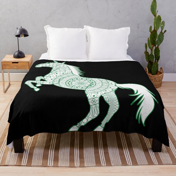 Item preview, Green horse mandala designed and sold by YuneDesigns.
