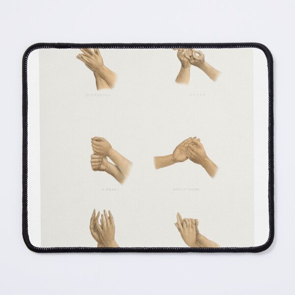 Item preview, Hand Signs of the Gayatri from The Sundhya or the Daily Prayers of the Brahmins (1851) by Sophie Charlotte Belnos (1795–1865). designed and sold by LenaShines.