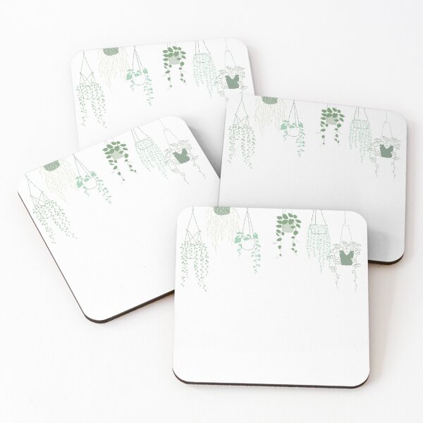 Item preview, Hanging Planters Green Potted Plants Cute designed and sold by Vintage Mag.