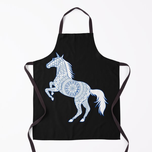 Item preview, Blue horse mandala designed and sold by YuneDesigns.