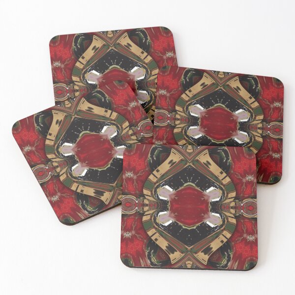 Item preview, Royal Ruby Galaxy by Jenny Meehan designed and sold by Jenny Meehan Art Prints and Patterns  .
