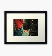 Need a Hand, Love? Framed Print