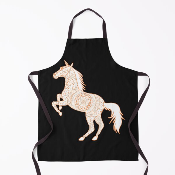 Item preview, Orange horse mandala designed and sold by YuneDesigns.