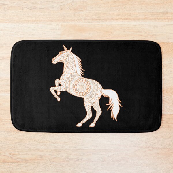 Item preview, Orange horse mandala designed and sold by YuneDesigns.