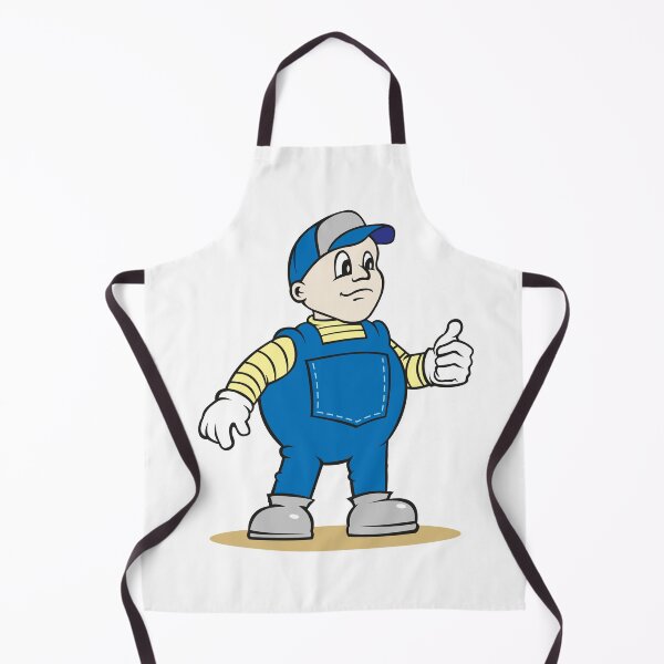 Item preview, Illustration of a character style official with overall doing OK sign. Ideal for promotional and institutional materials designed and sold by LucianoCosmo.