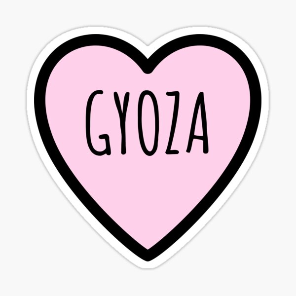 Gyoza Heart Sticker