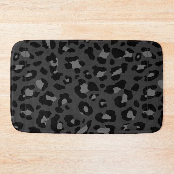 Item preview, Black Snow Leopard Black and White Spotted Animal  designed and sold by Vintage Mag.