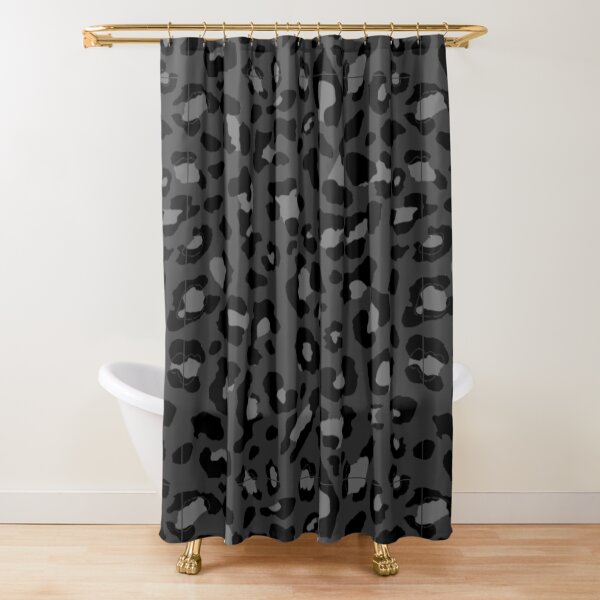 Item preview, Black Snow Leopard Black and White Spotted Animal  designed and sold by Vintage Mag.