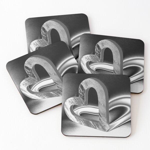 Item preview, Quirky hearts monochrome designed and sold by LindaCooke.