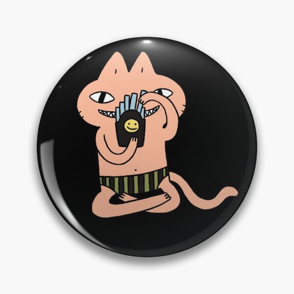 Item preview, Cat monster with fries  designed and sold by rainydaydoodles.