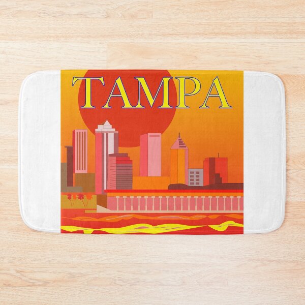 Item preview, Sunny Tampa Skyline designed and sold by EdwardMonet.
