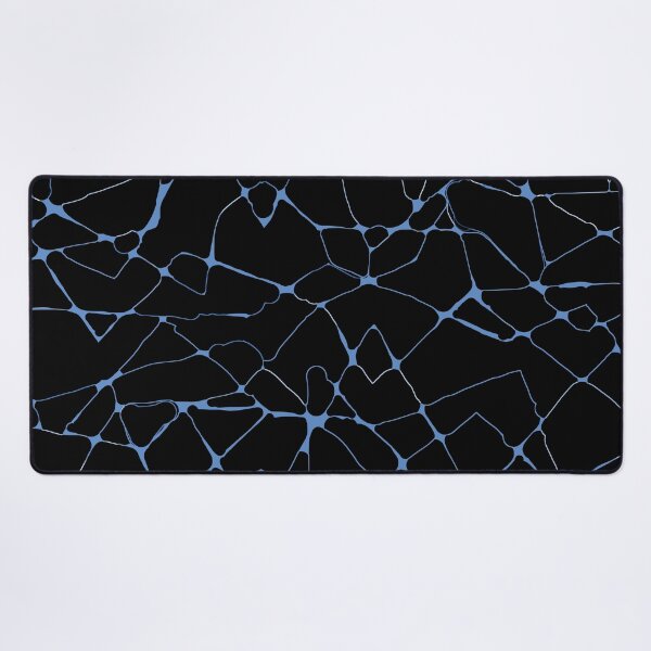 Item preview, Glow Lines in Blue on Black designed and sold by Whoopsidoodle.