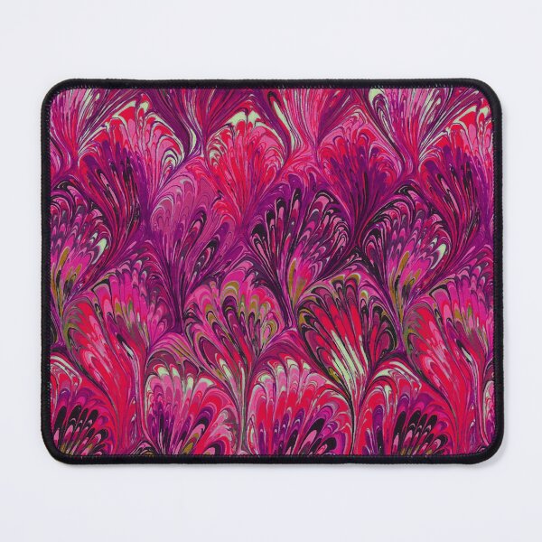 Item preview, MARBLED PAPER,ABSTRACT PINK FUCHSIA PURPLE  SWIRLS AND SHADES  designed and sold by BulganLumini.