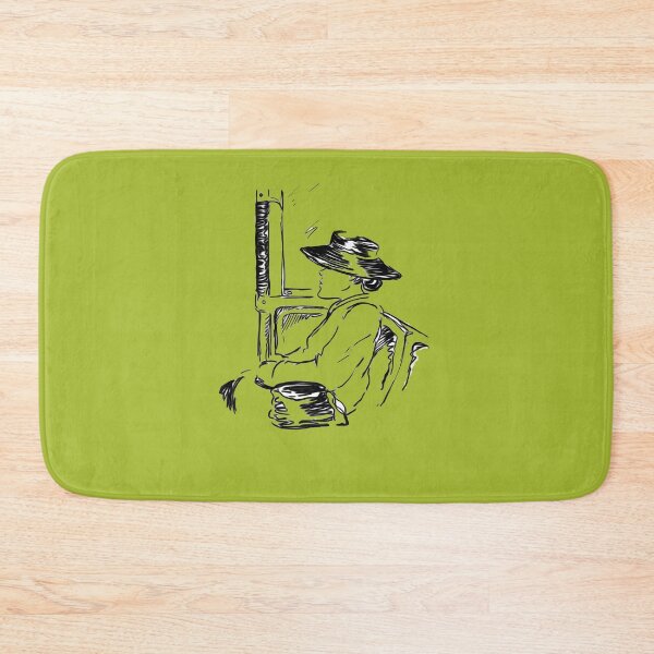 Item preview, Lady with the Black Leather Hat — Avacado Green designed and sold by South Bay Storyteller .