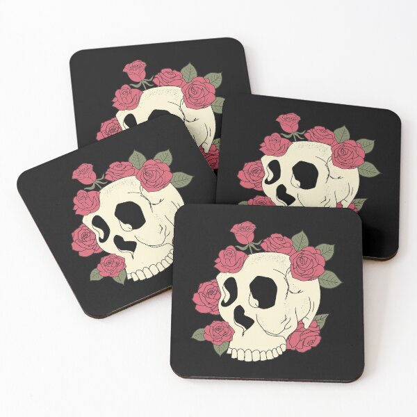 Item preview, Floral Skull designed and sold by PixieDot.