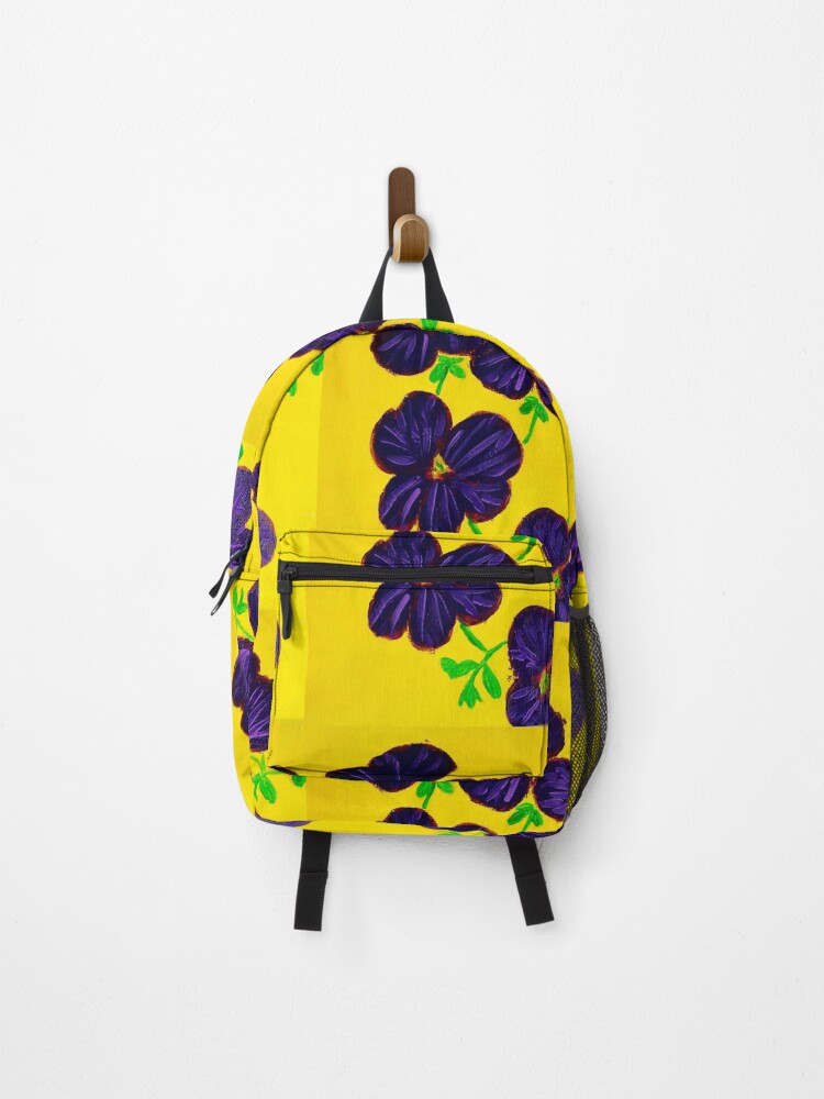 Thumbnail 1 of 3, Backpack, Purple blooming designed and sold by RuthBreen1.