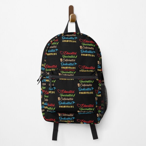 Item preview, Educated, vaccinated, caffeinated, dedicated #nurselife - Nursing  designed and sold by Designs Of all kinds.
