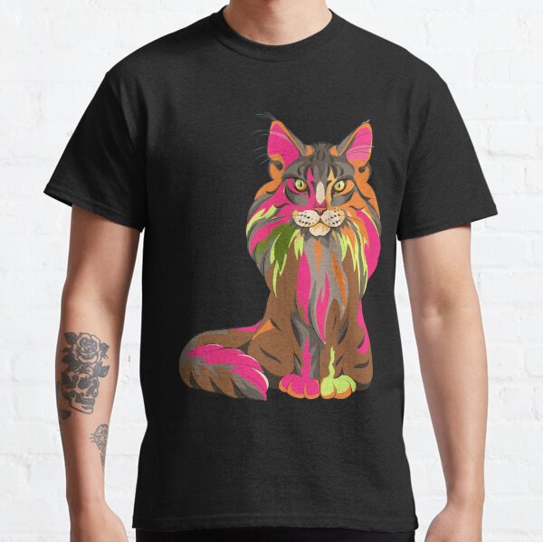 CAT T Shirt-I Love My MAINE COON-Enfant T Shirt Disponible 