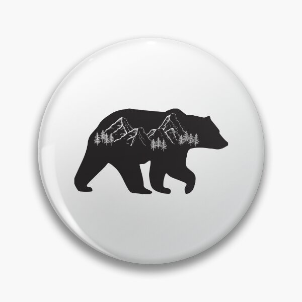 Item preview, Bear with mountains designed and sold by kocakashop.