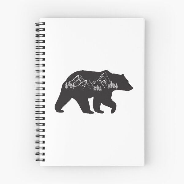 Item preview, Bear with mountains designed and sold by kocakashop.