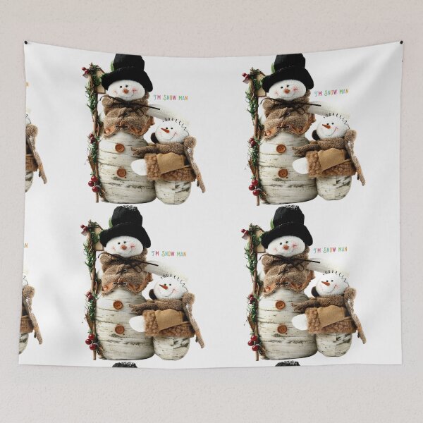 Item preview, Design of a snowman made up of wool and cotton....!! designed and sold by VIVEK KUMAR RAI.