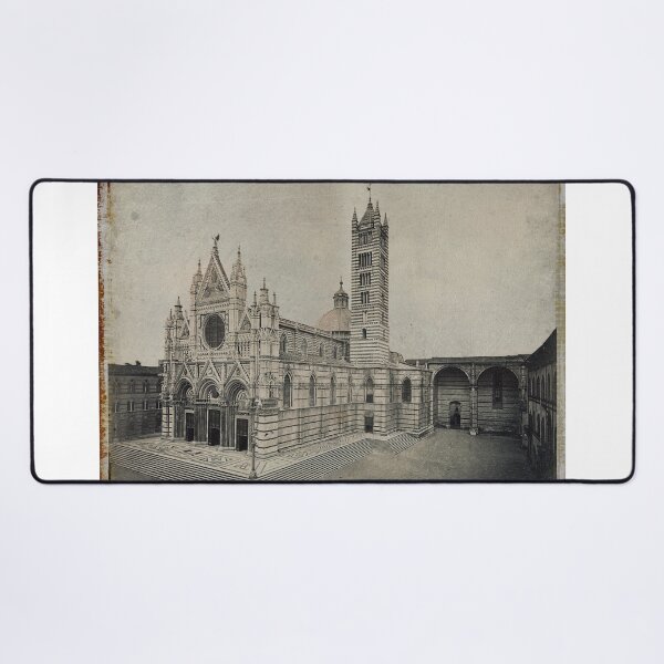 Item preview, Duomo di Siena - Siena, Italy - Distressed Retro Sepia designed and sold by Retro Art Factory.