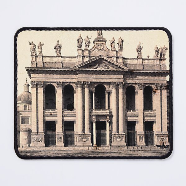 Item preview, Basilica of San Giovanni in Laterano - Rome, Italy - Distressed Retro Sepia designed and sold by Retro Art Factory.