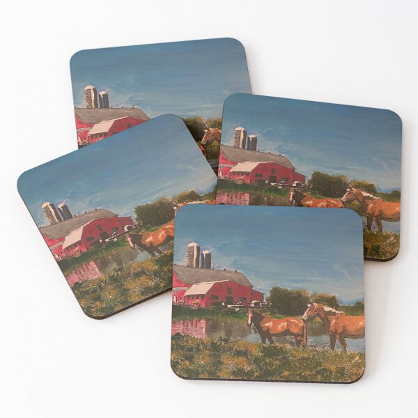 Item preview, Horses by the Barn designed and sold by Artist Gary Springer.