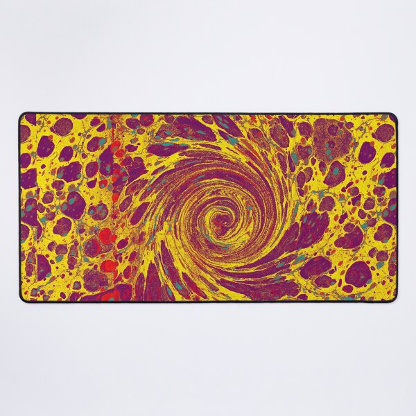 Item preview, COLOR VORTEX, Marbled Effects,Abstract Yellow Purple Red Swirls  designed and sold by BulganLumini.