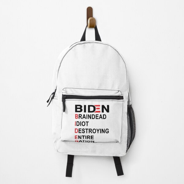 Item preview, Biden Braindead Idiot Destroying Entire Nation, Anti Joe Biden, Anti Biden designed and sold by Mirnamar.