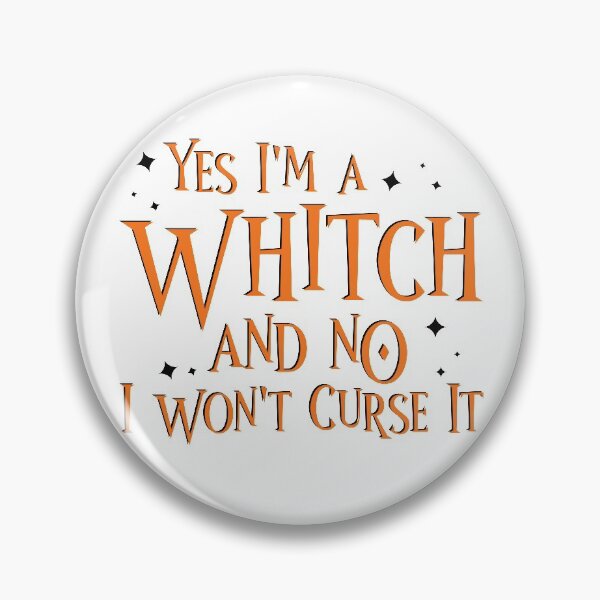 Item preview, Yes I'm A Witch - Spooky Halloween Curse designed and sold by LarrysDesigns.