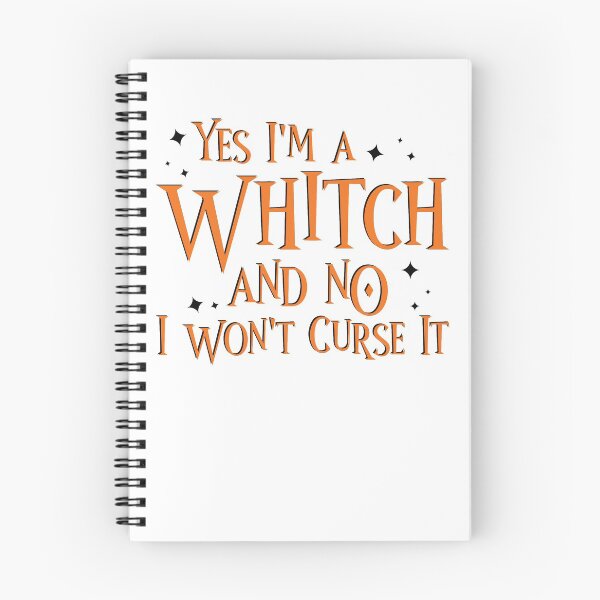 Item preview, Yes I'm A Witch - Spooky Halloween Curse designed and sold by LarrysDesigns.