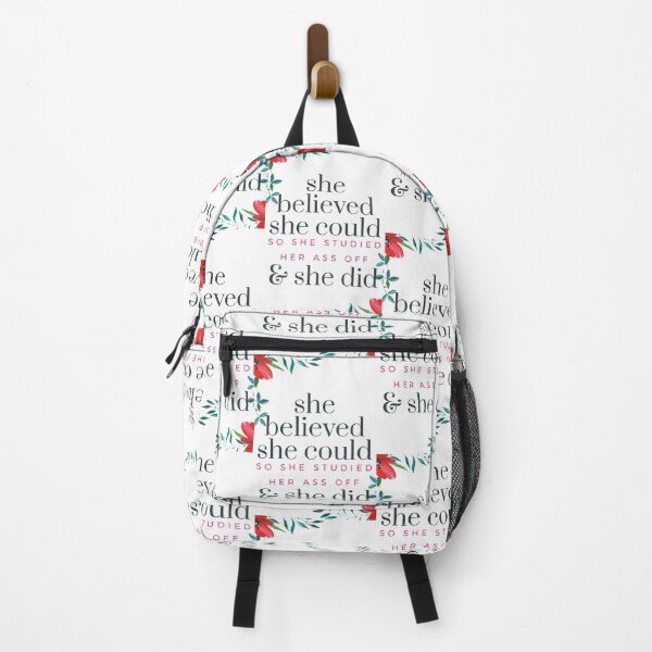 Item preview, She Believed She Could So She Studied Her Ass Off And She Did  designed and sold by TeesYouWant.