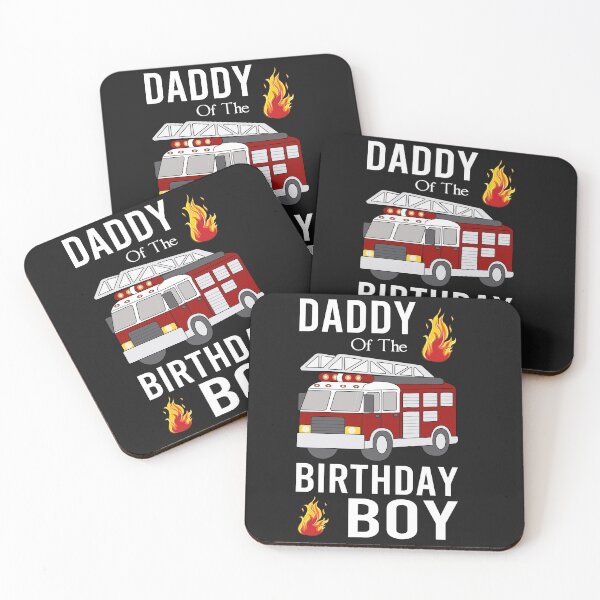 Item preview,  Daddy Of The Birthday Boy FireTruck Firefighter designed and sold by LoomLight.
