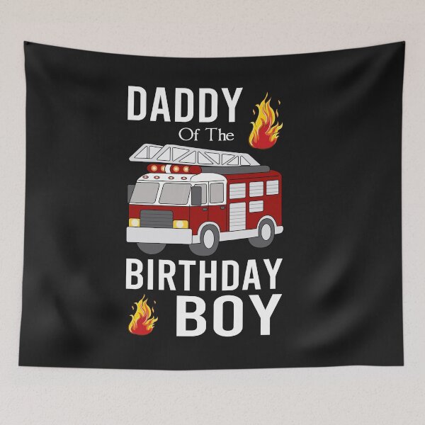 Item preview,  Daddy Of The Birthday Boy FireTruck Firefighter designed and sold by LoomLight.